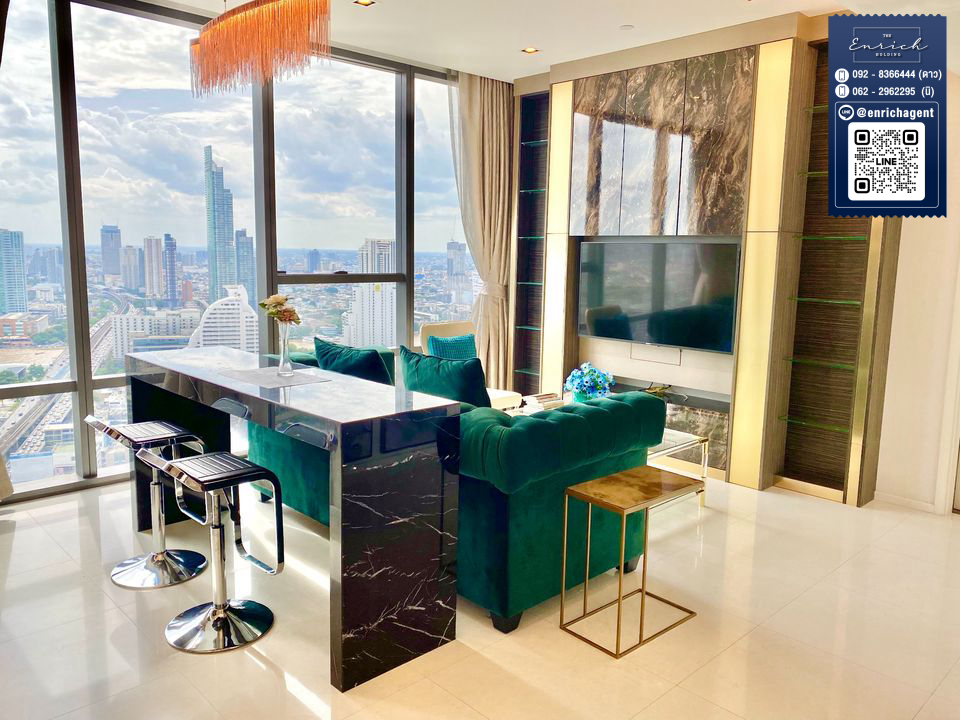 ขายคอนโดสาทร นราธิวาส : ปรับราคา 💙ขาย The Bangkok Sathorn ห้องสวยแต่งครบ มีลิฟต์ส่วนตัว BTS สุรศักดิ์💙 โทร. 062-2962295 นิ// Line id : @enrichagent