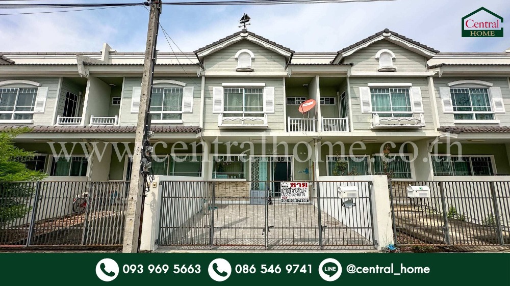 For SaleTownhomeNonthaburi, Bang Yai, Bangbuathong : Townhome Indy Bangyai, good condition, no one in front of the house, private