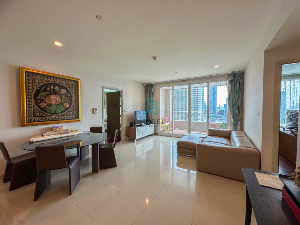For RentCondoWongwianyai, Charoennakor : Watermark Chaophraya River - Riverview 2 Beds Condo for Rent!