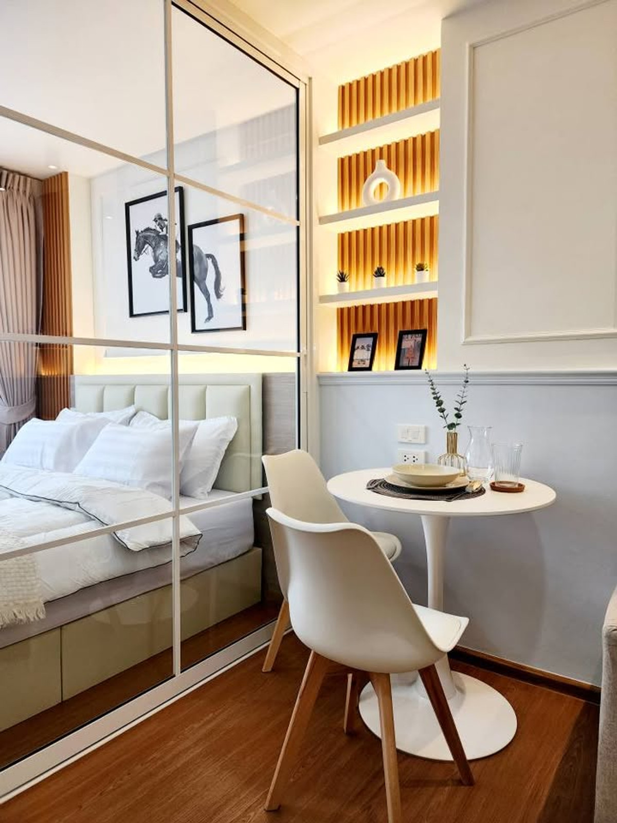 For SaleCondoNawamin, Ramindra : 🌾Decorate your room in a minimalist style at Lumpini Condo Town Raminthra Nawamin.