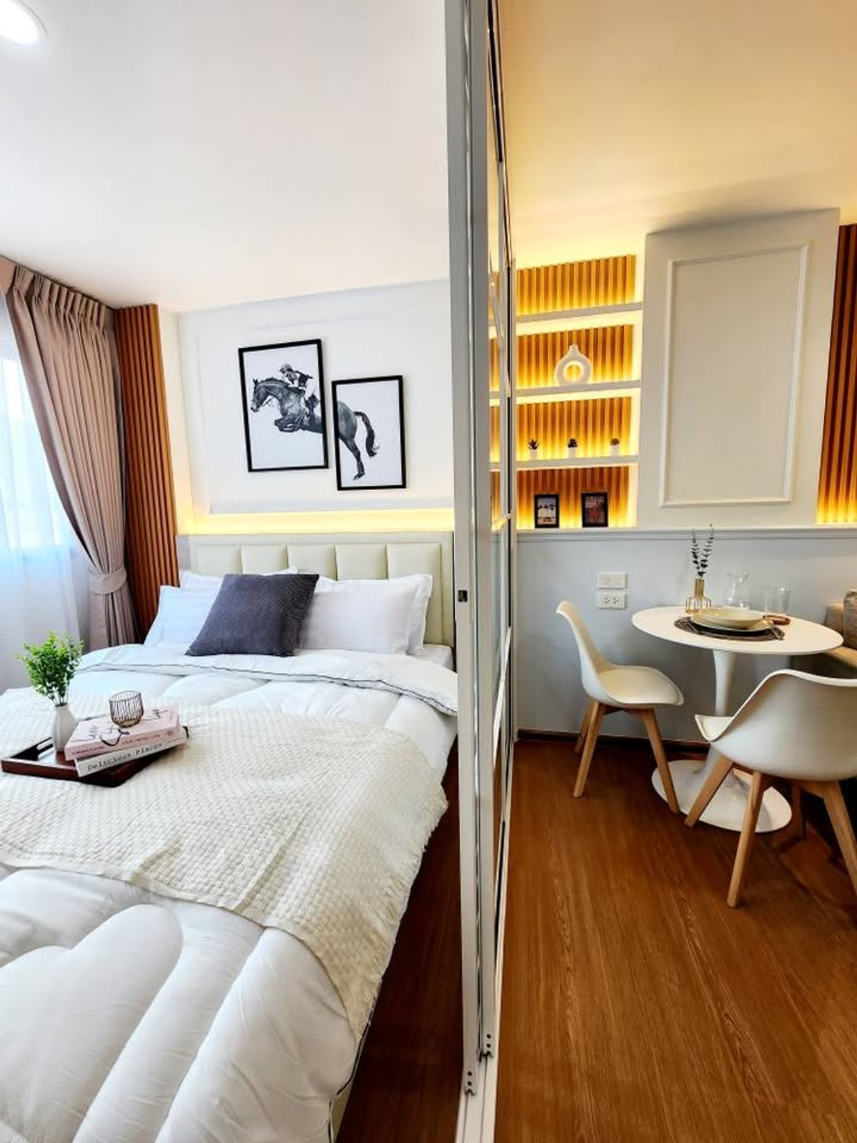 For SaleCondoNawamin, Ramindra : 🌾Decorate your room in a minimalist style at Lumpini Condo Town Raminthra Nawamin.