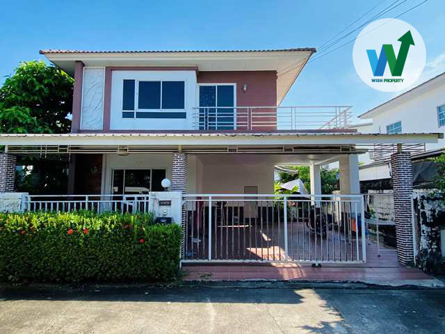 For SaleHouseSamut Prakan,Samrong : Single house, Dee Prom Village, The Prime Marie, 53 square wah, corner house