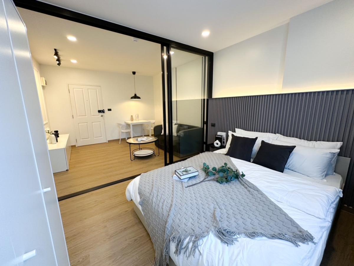 For SaleCondoLadkrabang, Suwannaphum Airport : For sale: Condo On Nut Suvarnabhumi, fully furnished, ready to move in