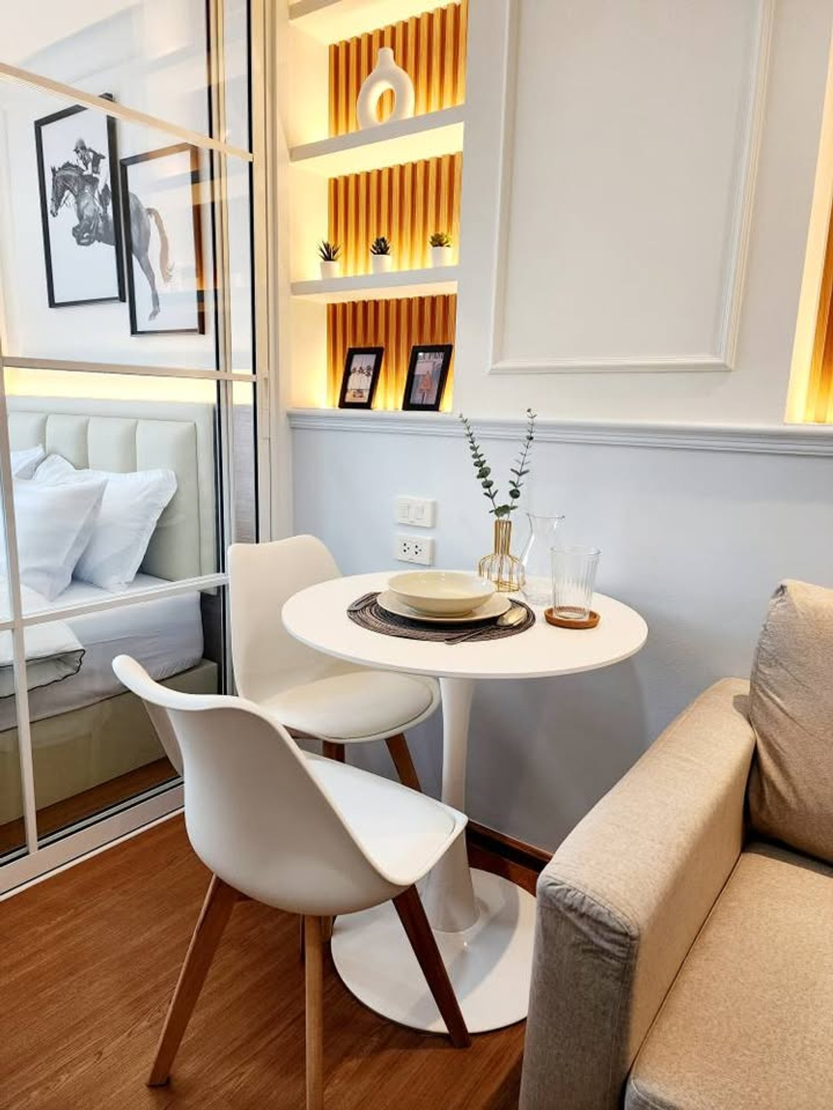 For SaleCondoNawamin, Ramindra : 🌾Decorate your room in a minimalist style at Lumpini Condo Town Raminthra Nawamin.