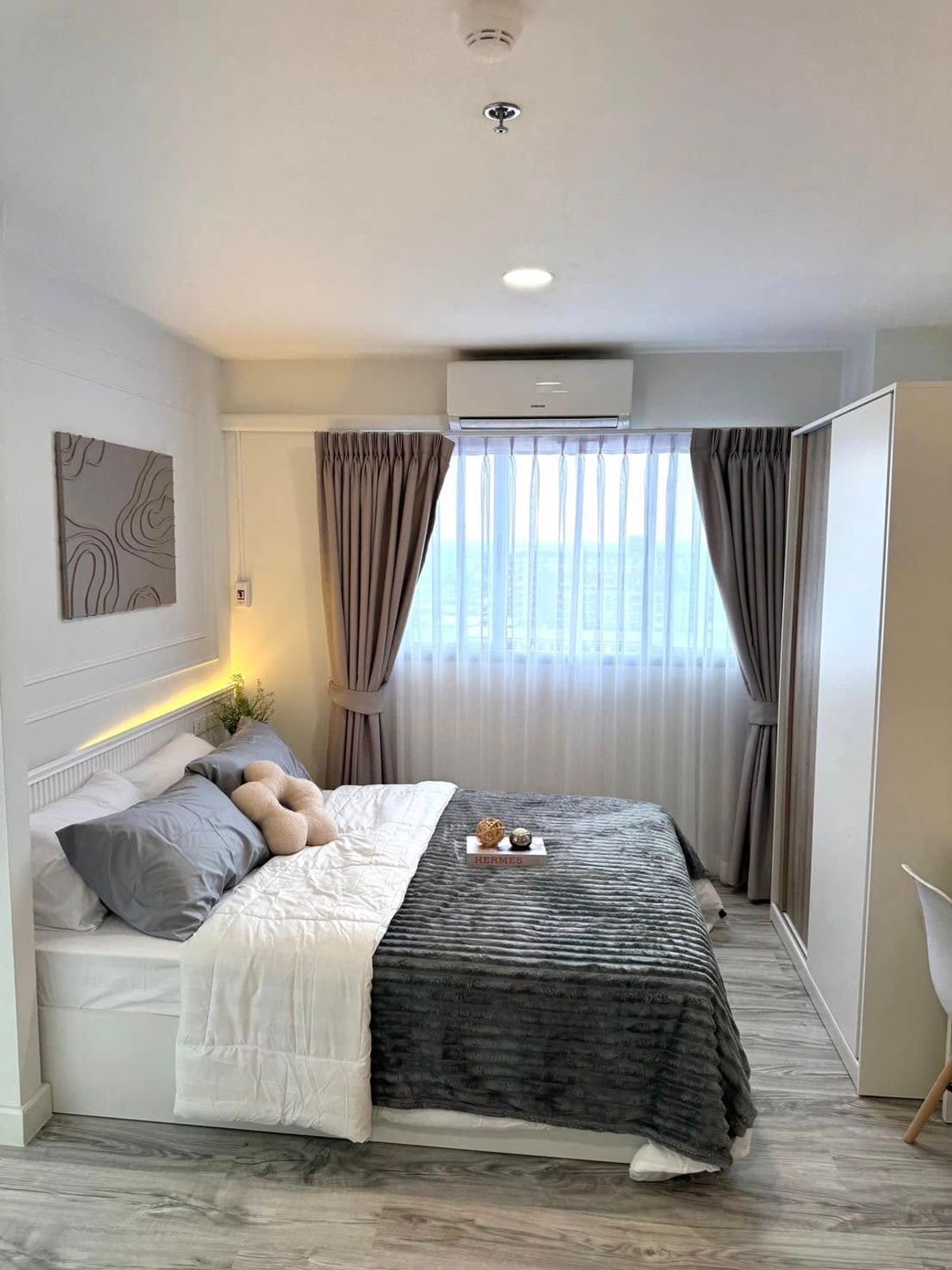 ขายคอนโดนวมินทร์ รามอินทรา : 🌾แต่งห้องสไตล์มินิมอลมินิใจ  Lumpini Condo Town  Raminthra Nawamin