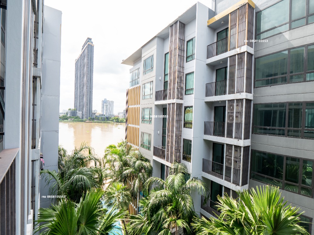 ขายคอนโดนนทบุรี บางใหญ่ บางบัวทอง : ขายคอนโดสไตล์รีสอร์ท ราคาถูกมากๆ ติดริมแม่น้ำเจ้าพระยา คอนโด เมโทรลักซ์ ริเวอร์ฟร้อนท์ รัตนาธิเบศร์ ห้องแบบ combined room ขนาด 58.1 ตรม. 2 ห้องนอน 2 ห้องน้ำ ราคาขายดีที่สุดในโครงการ