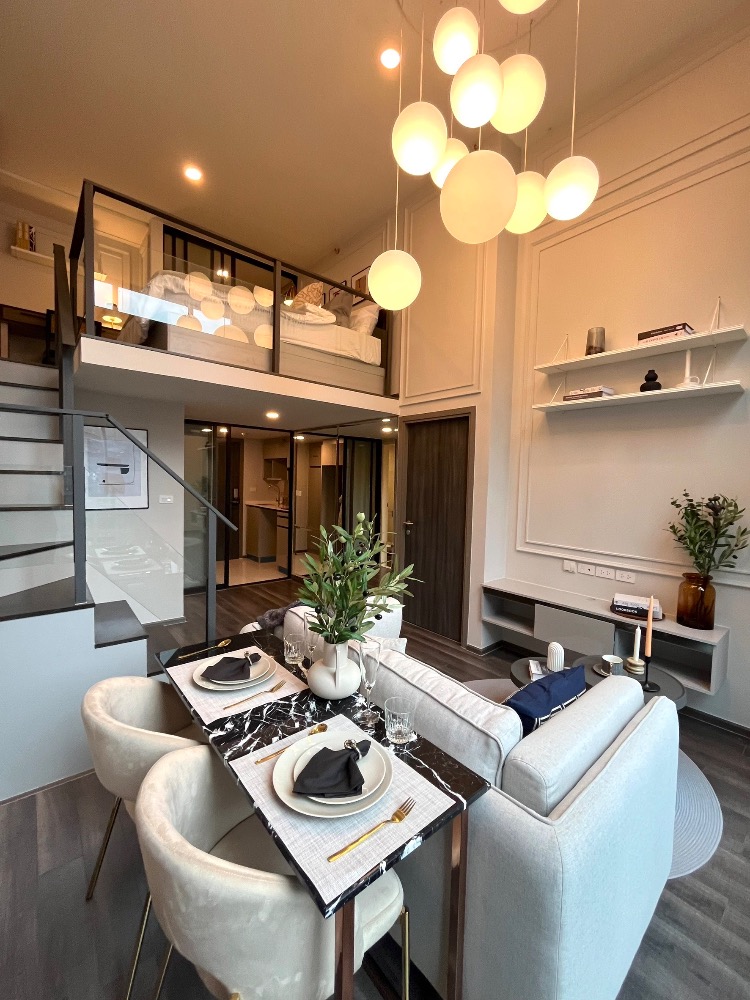 ขายคอนโดพระราม 9 เพชรบุรีตัดใหม่ RCA : (FQ) For Sale Duplex Knightbridge space rama9 Price 9,540,000 Baht only