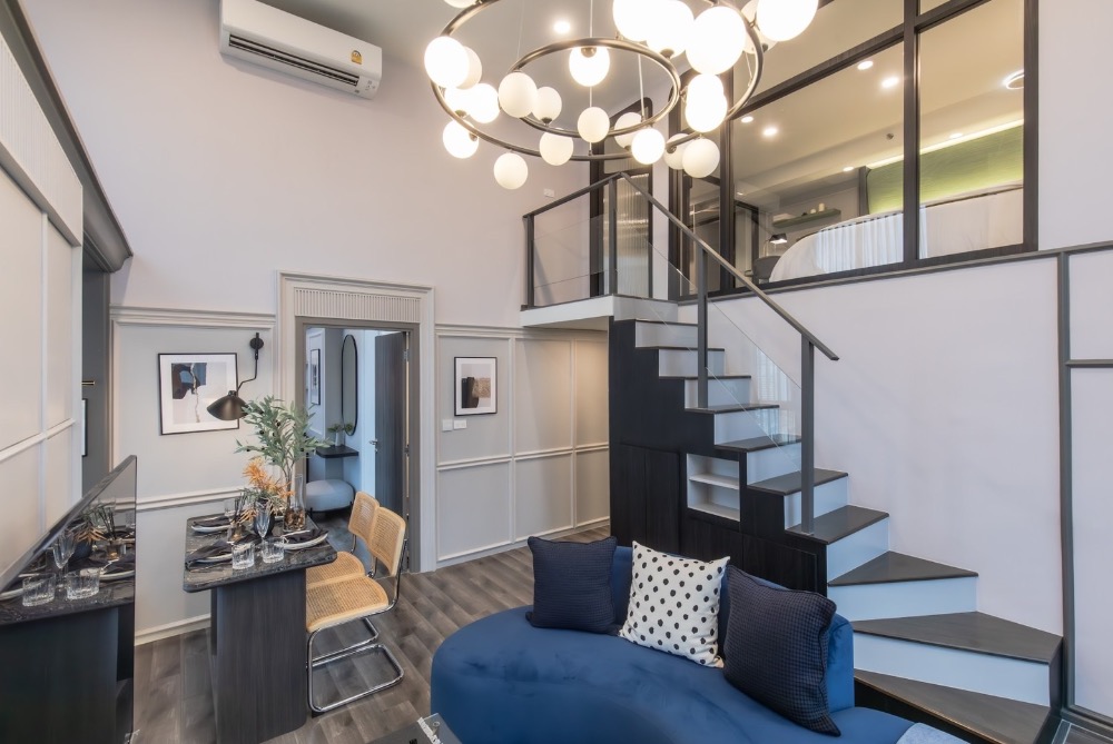 ขายคอนโดพระราม 9 เพชรบุรีตัดใหม่ RCA : (FQ) For Sale Duplex Knightbridge space rama9 Price 14,300,000 Baht only