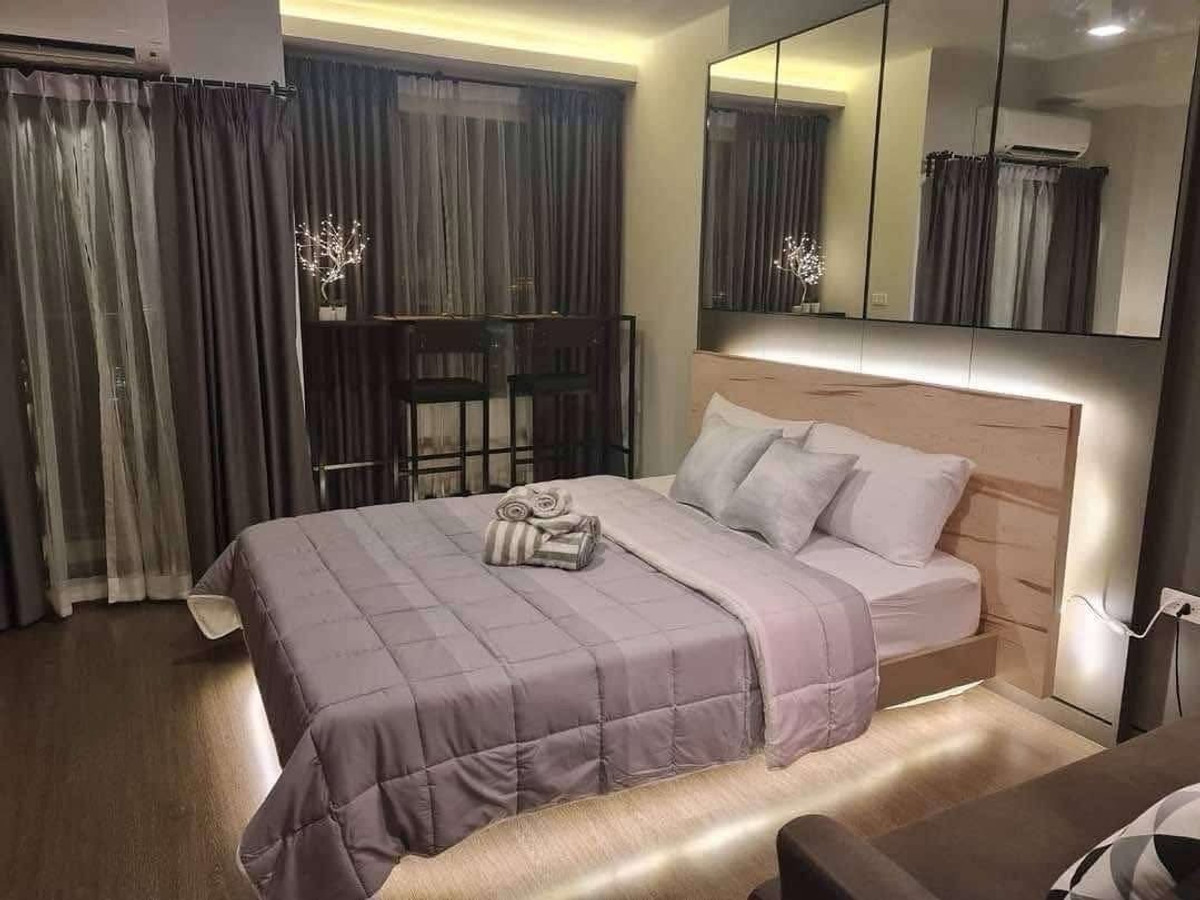 ให้เช่าคอนโดอ่อนนุช อุดมสุข : 🔥Ideo Sukhumvit 93 Condo | Studio 1 Beds | 26 sqm | Floor 35 | 15,000 baht 🔥สตูดิโอ 1 ห้องนอน 1 ห้องน้ำ มีระเบียง ขนาด 26 ตร.ม. ชั้น 35 เฟอร์นิเจอร์ครบ ตกแต่งสวยน่าอยู่ พร้อมอยู่