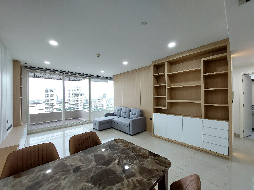 ให้เช่าคอนโดวงเวียนใหญ่ เจริญนคร : ให้เช่า คอนโดวิวแม่น้ำ วอเตอร์มาร์ค เจ้าพระยา ริเวอร์ 98 ตารางเมตร