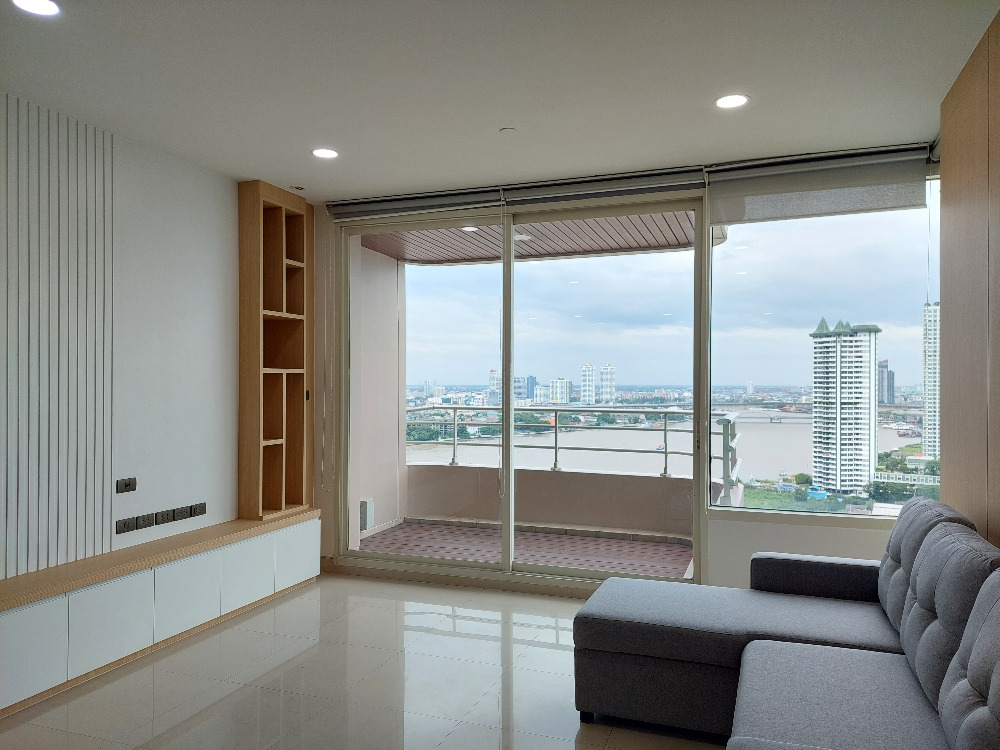 ให้เช่าคอนโดวงเวียนใหญ่ เจริญนคร : ให้เช่า คอนโดวิวแม่น้ำ วอเตอร์มาร์ค เจ้าพระยา ริเวอร์ 98 ตารางเมตร