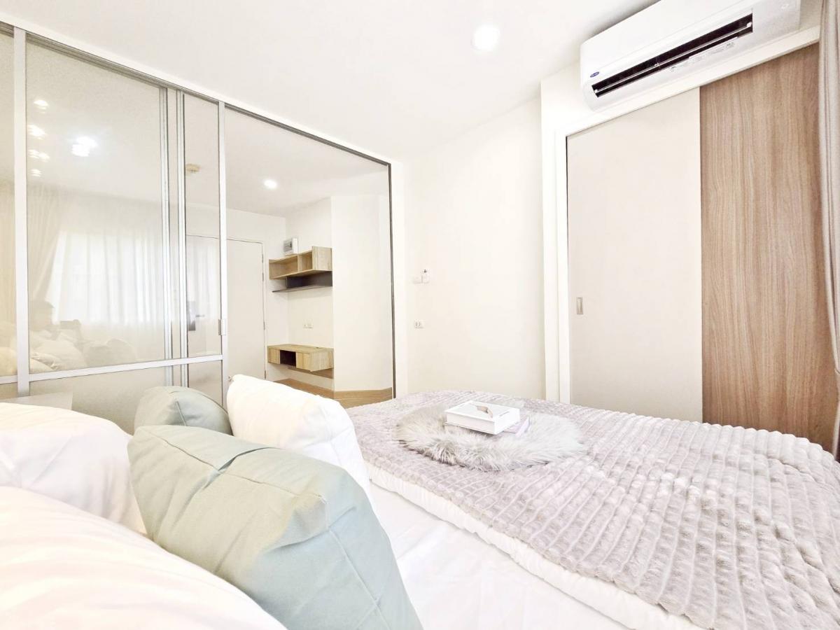 For SaleCondoKaset Nawamin,Ladplakao : Installment only 5,000 baht/month! Beautiful room ready to move in, near the mall and the BTS, only 3 minutes from Lat Phrao! 🔥 Lumpini Condo Town Lat Phrao 1