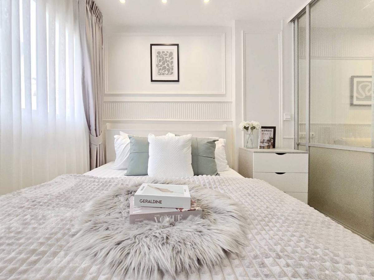 For SaleCondoKaset Nawamin,Ladplakao : Installment only 5,000 baht/month! Beautiful room ready to move in, near the mall and the BTS, only 3 minutes from Lat Phrao! 🔥 Lumpini Condo Town Lat Phrao 1