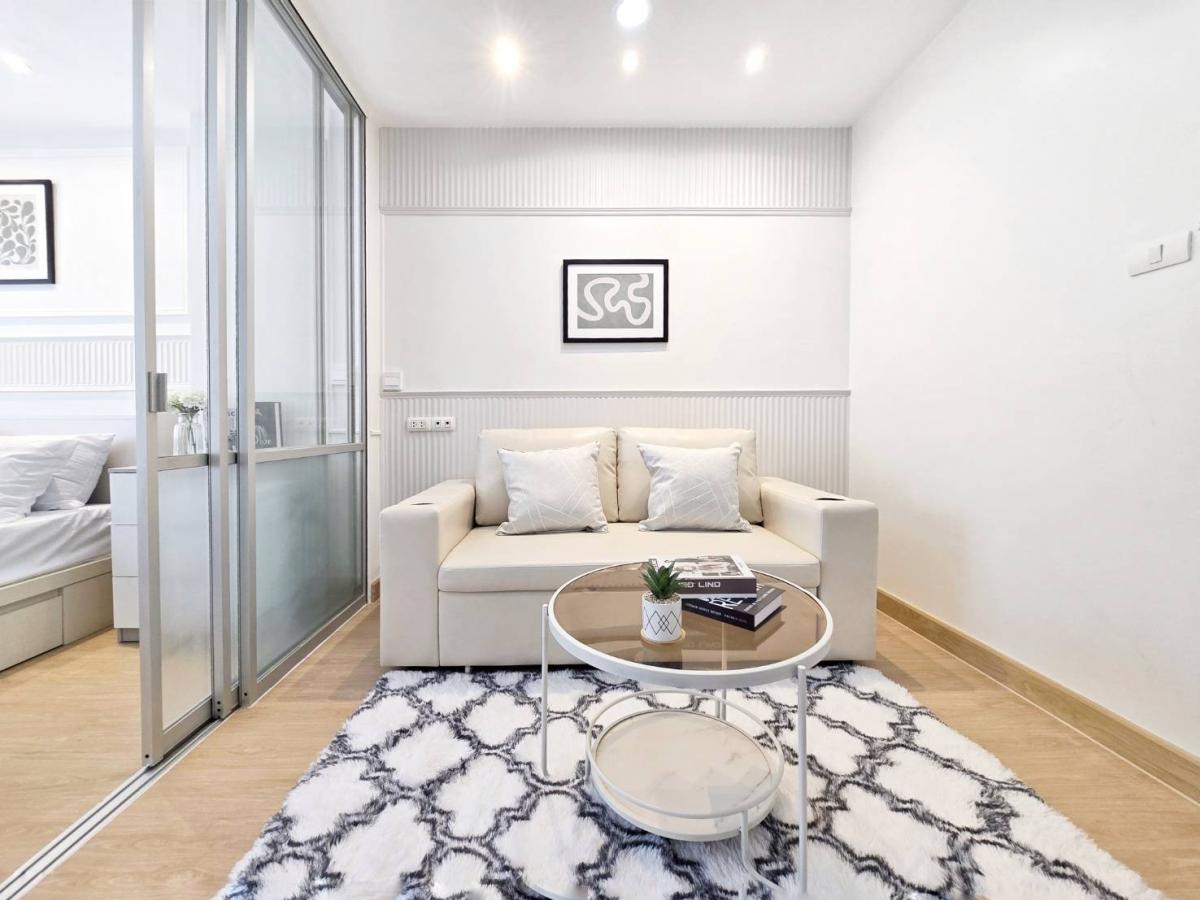 For SaleCondoKaset Nawamin,Ladplakao : Installment only 5,000 baht/month! Beautiful room ready to move in, near the mall and the BTS, only 3 minutes from Lat Phrao! 🔥 Lumpini Condo Town Lat Phrao 1