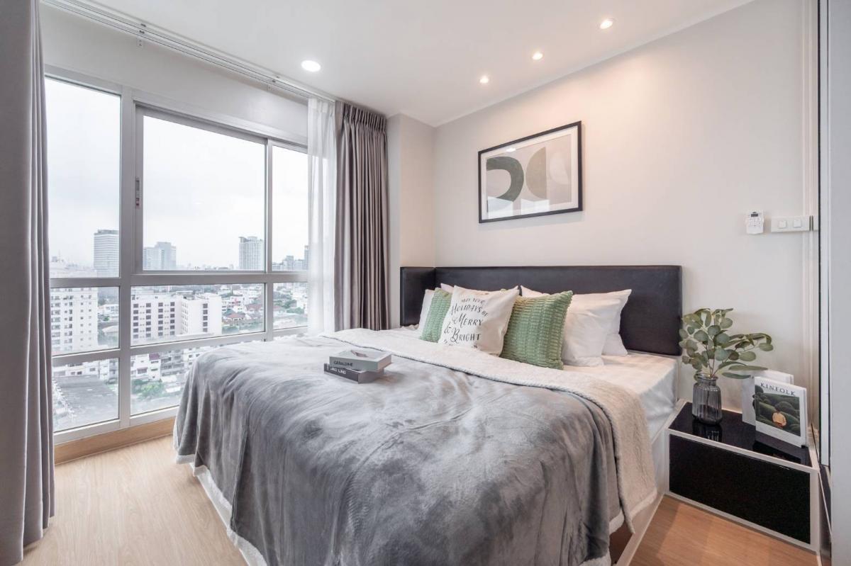 For SaleCondoRatchadapisek, Huaikwang, Suttisan : 🌟 Executive life… Just having a salary and MRT makes life look more luxurious immediately! 🌟U Delight Huai Khwang makes life look good like a classy person✨️✨️