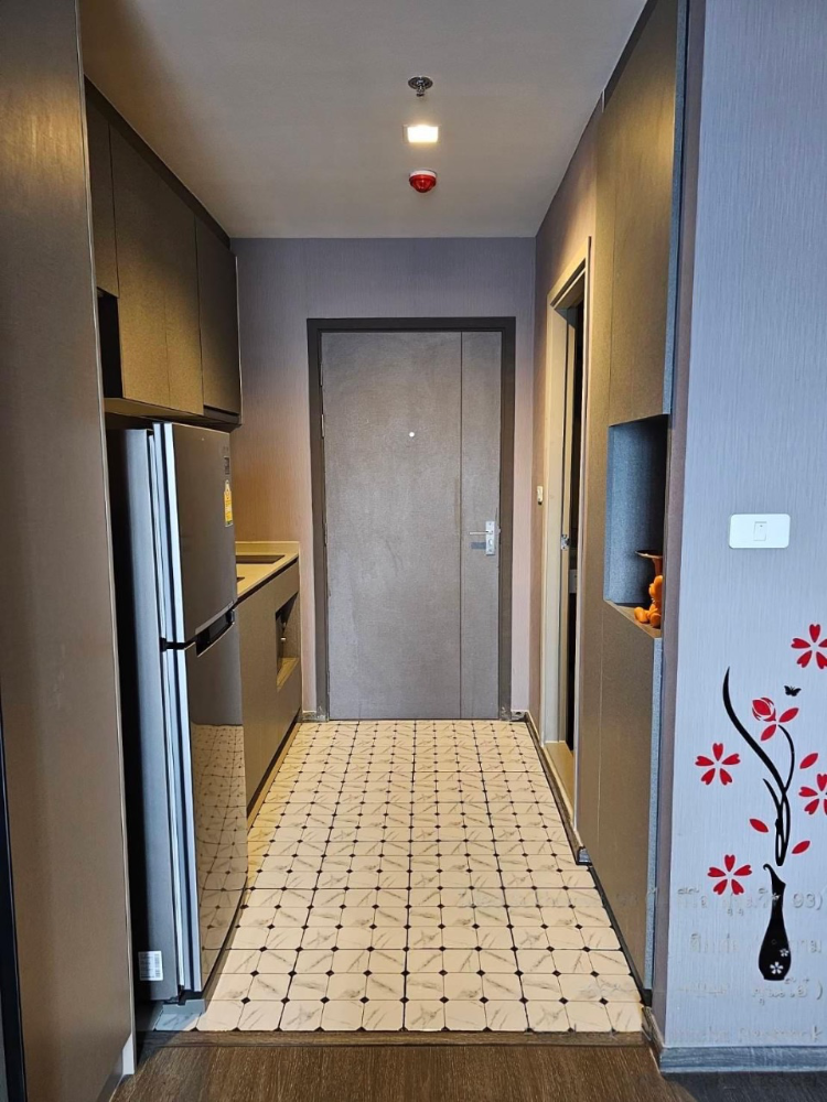 For RentCondoOnnut, Udomsuk : 🚝For rent IDEO S93, next to BTS, studio room, 6th floor, Building A (front building), beautiful room, washing machine, ready to move in, price 14,000 baht.