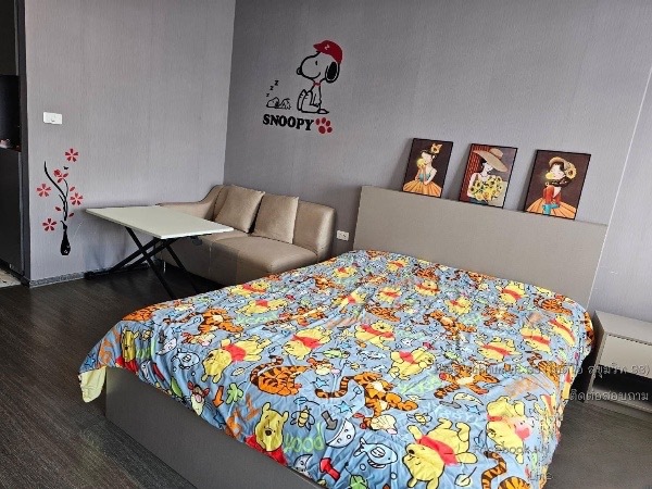 For RentCondoOnnut, Udomsuk : 🚝For rent IDEO S93, next to BTS, studio room, 6th floor, Building A (front building), beautiful room, washing machine, ready to move in, price 14,000 baht.