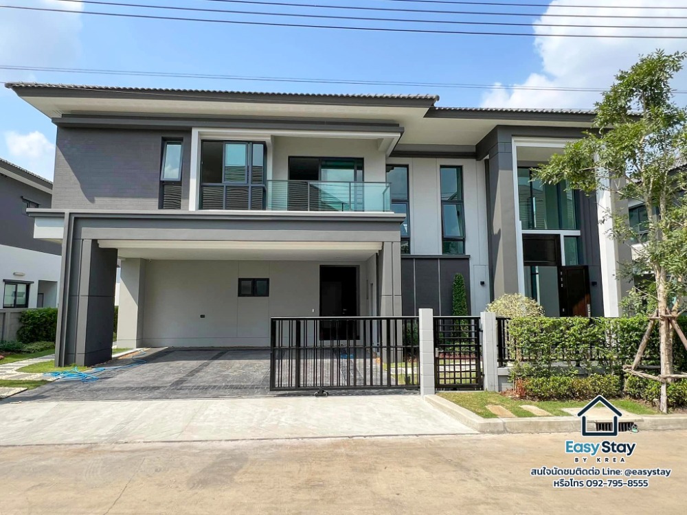ให้เช่าบ้านนวมินทร์ รามอินทรา : 📣 ให้เช่า 🏡 บ้านเดี่ยวหรู 2 ชั้น บ้านใหม่ ขนาดใหญ่ ไม่เคยเข้าอยู่ โครงการ The City รามอินทรา-วงแหวน ใกล้ทางด่วนจตุโชติ