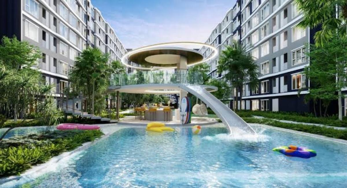 For SaleCondoPathum Thani,Rangsit, Thammasat : Kave Town Island 22 sq m. Beautifully decorated! Minimal, ready to use! Lovely price, with electrical appliances. Owner sells it himself.