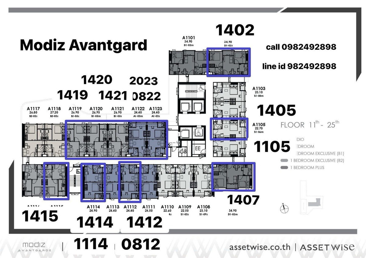 For SaleCondoPathum Thani,Rangsit, Thammasat : Down payment for sale, Modiz Avantgarde Condo, opposite Thammasat University, Rangsit, 2 bedrooms 🔥 Very small markup