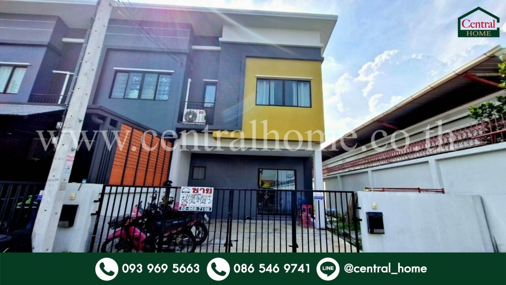 For SaleTownhomePathum Thani,Rangsit, Thammasat : Townhome The Pallet Rangsit Khlong Song, last house