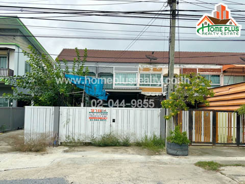 For SaleTownhomeAng Thong : Piemsuk Village 11 (corner house), Mueang District, Ang Thong, opposite the Ang Thong Provincial Governors Residence