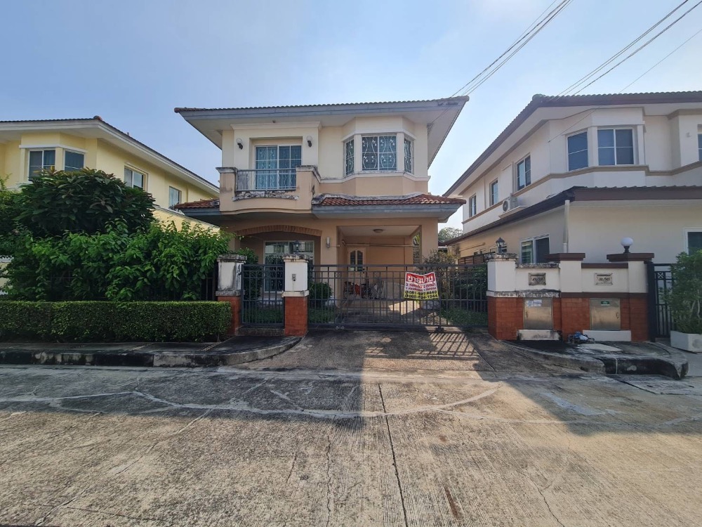 For SaleHouseNonthaburi, Bang Yai, Bangbuathong : Urgent sale!!!! Good price, owner sells himself, price 4.1x million baht, Manthana-Ratchapruek (Rama 5 Roundabout)