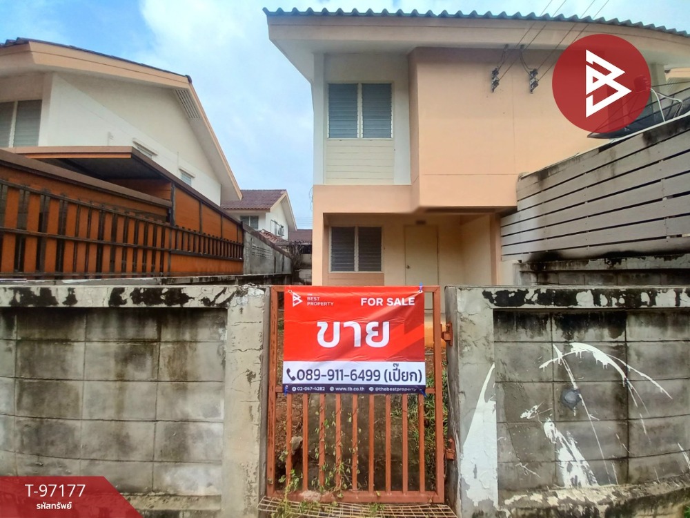 For SaleHouseKanchanaburi : For sale: semi-detached house, Baan Ua-Athorn Village, Kanchanaburi, ready to move in
