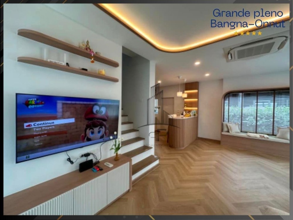 ขายสมุทรปราการ สำโรง : ขาย!! Grande pleno บางนา-อ่อนนุช( ซ.กิ่งแก้ว37) สำหรับคนที่ชอบความหรูหรา หมูบ้านแนว Luxury Class ใกล้ สนามบินสุวรรณภูมิ และ Mega bangna เดินทางสะดวก ส่วนกลางดี ระบบความปลอดภัยสูง ราคา 5.79 ล้านบาท