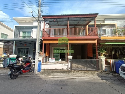 For SaleTownhomeSamut Prakan,Samrong : Niran Ville Village 10, Wat Si Warin Noi, Bang Phli, Samut Prakan, urgent sale, 2-storey townhouse, area 19.50 sq m, good location, negotiable price