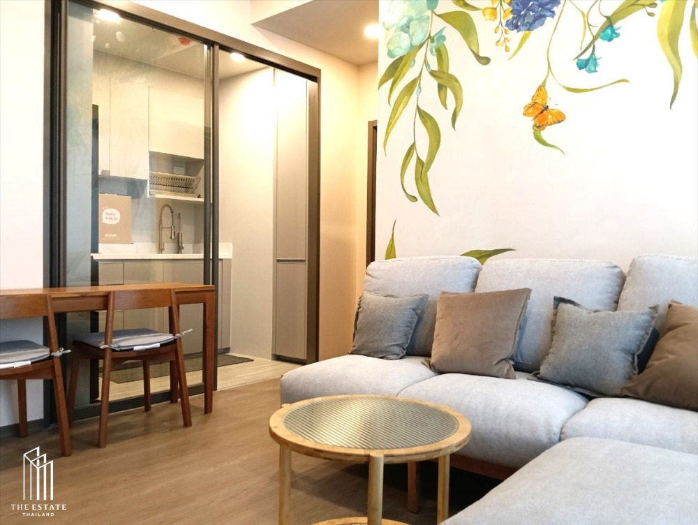 For RentCondoBangna, Bearing, Lasalle : For rent, pet-friendly condo, Whizdom The Forestias (Petopia), 58.38 sq.m., 2 bedrooms, ready to move in @40,000 Baht