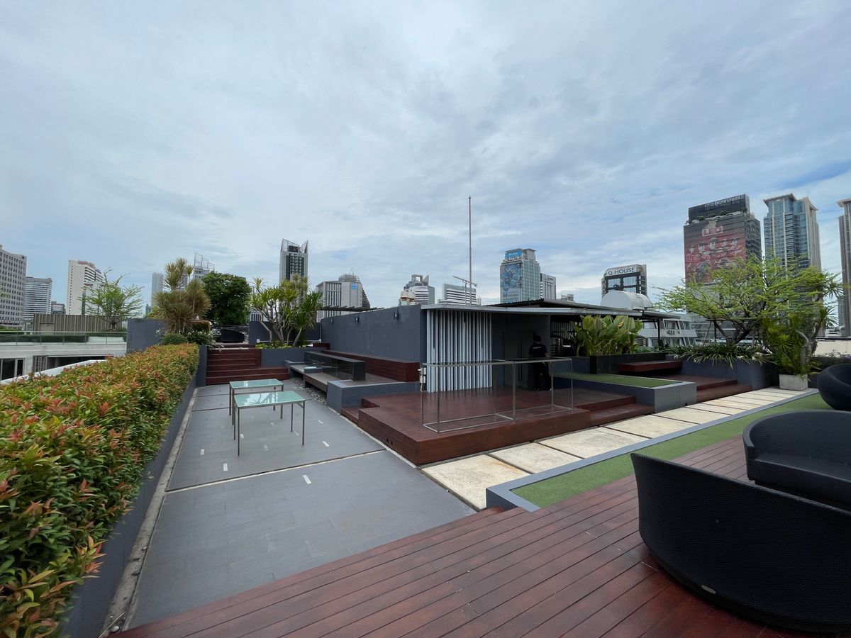 For RentCondoWitthayu, Chidlom, Langsuan, Ploenchit : O2 Hip Condo 64 sq m. with 1 bedroom nice decoration furnished for rent short walk Ploen Chit BTS 