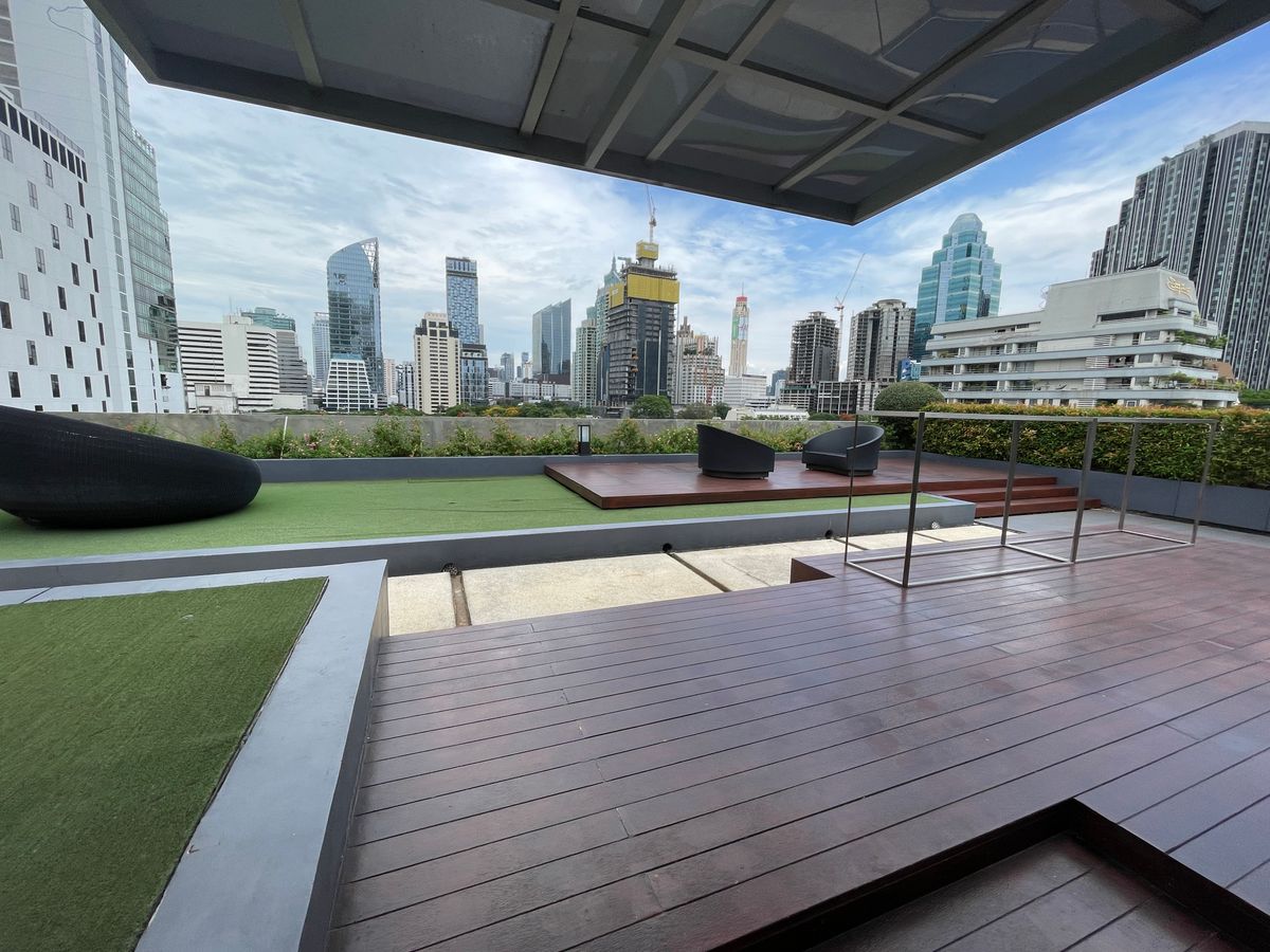 For RentCondoWitthayu, Chidlom, Langsuan, Ploenchit : O2 Hip Condo 64 sq m. with 1 bedroom nice decoration furnished for rent short walk Ploen Chit BTS 