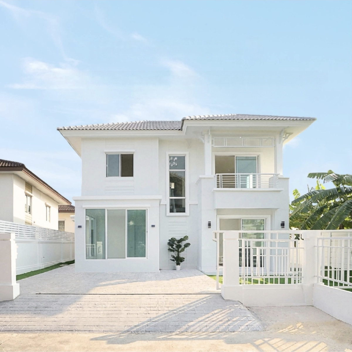 For SaleHouseNonthaburi, Bang Yai, Bangbuathong : For Sale House , Pruksa Village 5 Wongwaen - Rattanathibet , corner unit , newly renovated , Bang Khu Rat , Bang Bua Thong , Nonthaburi , CX-143835