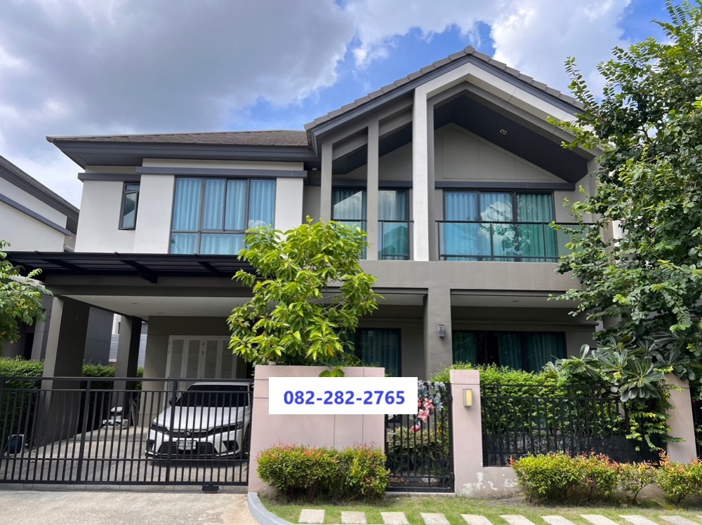 For SaleHousePattanakan, Srinakarin : 53 sq m, 3 bedrooms, 4 bathrooms, 2-storey detached house, Bangkok Boulevard, Rama 9 (along Kanchanaphisek Ring Road)