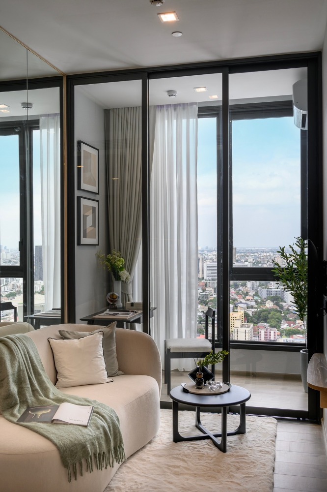 For RentCondoLadprao, Central Ladprao : For rent: 1 Bedroom Plus, newly decorated room, special high floor, beautifully decorated, fully furnished, ready to move in