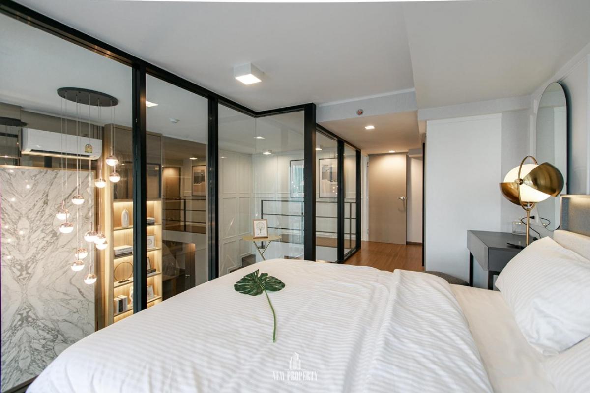 For SaleCondoRama9, Petchburi, RCA : Ideo Rama 9 Aspire Rama 9, new room, ready to move in, easy installments 16,000/month, free down payment, can apply for a loan and get money left, fully furnished