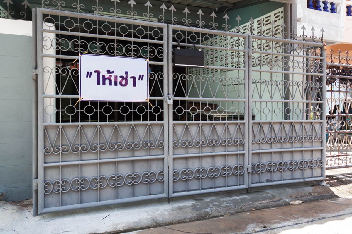 For RentTownhomeSeri Thai, Ramkhamhaeng Nida : Single-storey detached house for rent, Ramkhamhaeng 68 (owner is renting it himself)