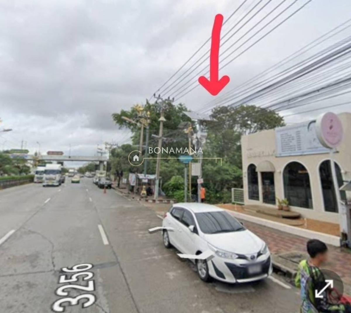 ขายที่ดินสมุทรปราการ สำโรง : ขายที่ดิน ติดถนนกิ่งแก้ว 22.5 ไร่
