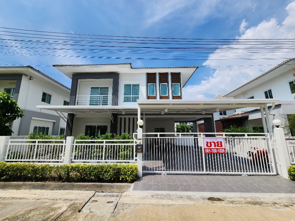 For SaleHouseRama5, Ratchapruek, Bangkruai : SF086 For sale, single house, near the center, Lancio Krip Village, Pinklao - Ring Road