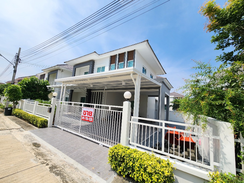 For SaleHouseRama5, Ratchapruek, Bangkruai : For sale, single house, near the center, Lancio Krip Village, Pinklao - Ring Road