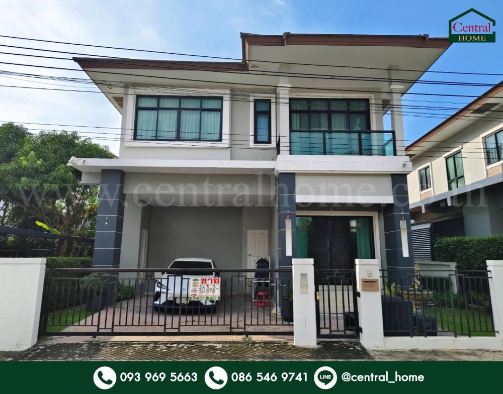 For SaleHouseNonthaburi, Bang Yai, Bangbuathong : Single house in Latdaville Village 4, Ban Kluai - Sai Noi, with furniture, ready to move in