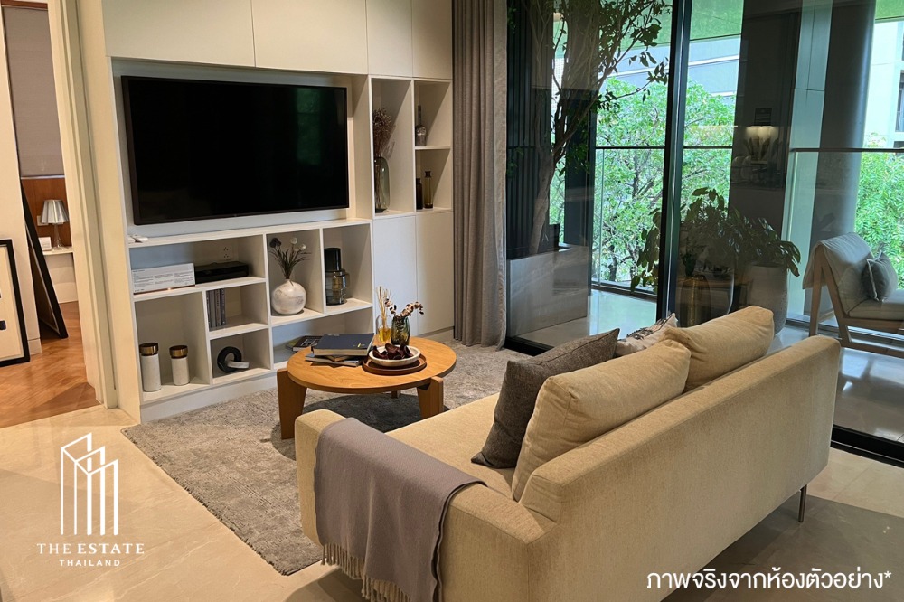 ขายคอนโดบางนา แบริ่ง ลาซาล : For Sale Mulberry Grove The Forestias Condo Low-Rise Residences 99.59 sq.m. 2 bedroom ตำแหน่งห้องได้วิวสวนของโครงการ @26.78 MB