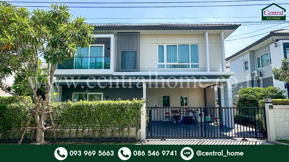 For SaleHouseLadkrabang, Suwannaphum Airport : Single house, Centro Rama 9 - Krungthep Kreetha, large house