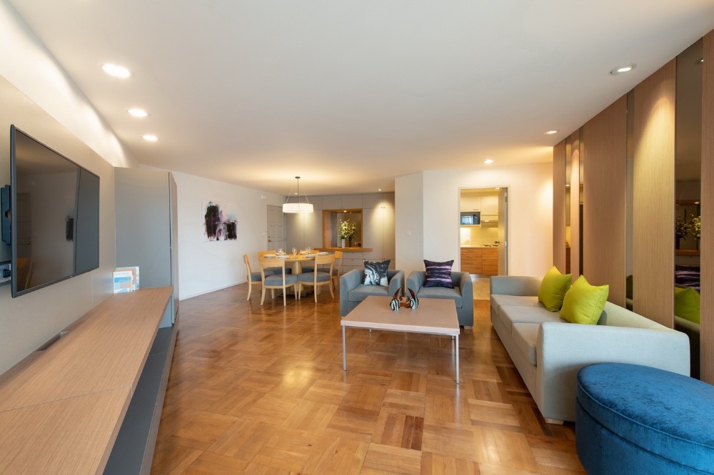 For RentCondoRama3 (Riverside),Satupadit : For rent 2 bedrooms 105 sq.m. Bangkok Garden Apartment