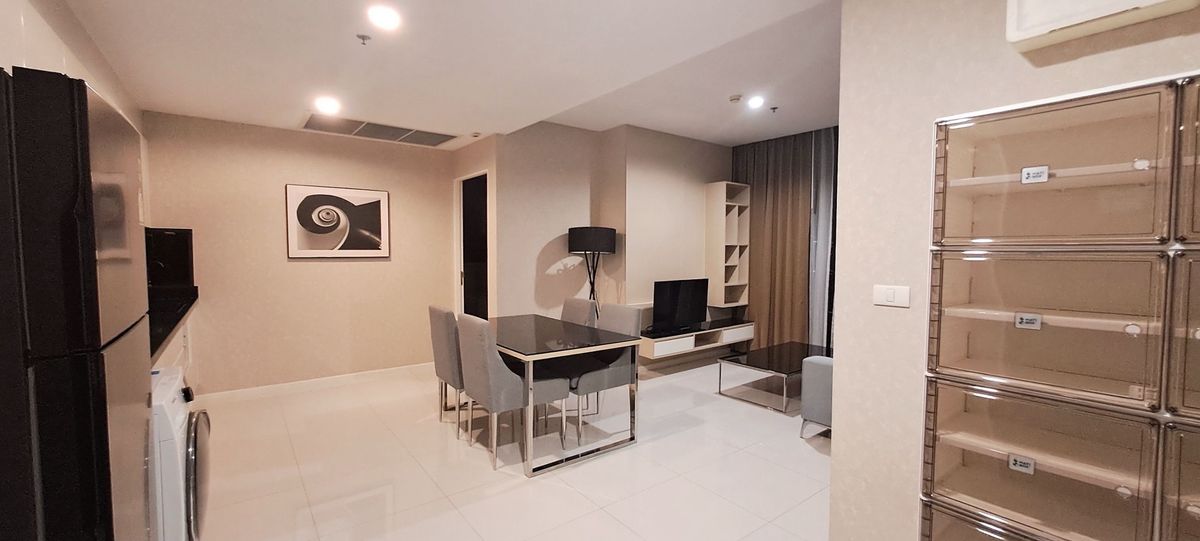 For RentCondoSukhumvit, Asoke, Thonglor : Condo for rent, ready to move in, Movenpick Residences Ekamai, 2 bedrooms, 2 bathrooms, 67.17 sq m., 25th floor, price 40,000 baht/month