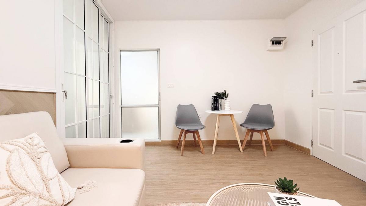 For SaleCondoLadkrabang, Suwannaphum Airport : Stop!!‼️Paying rent every day because the installment is cheaper. Special, this room can be owned with only 6,000 baht 👉Dcondo On Nut Suvarnabhumi ✅️✅️