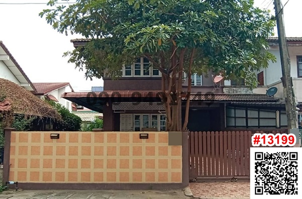 For RentHousePathum Thani,Rangsit, Thammasat : For rent: 2-storey house, Chomfa-Warangkun Village, Rangsit, Khlong 2, near Future Park Rangsit