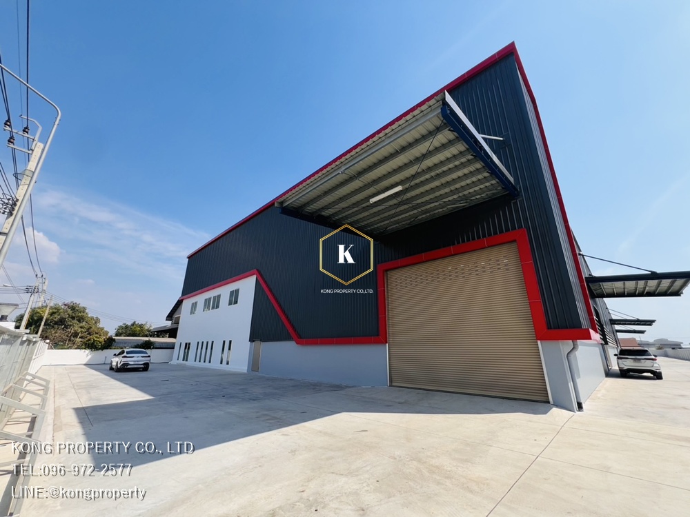 For RentFactorySamut Prakan,Samrong : Factory for rent, Phraeksa, Mueang District, Samut Prakan, area 4 rai