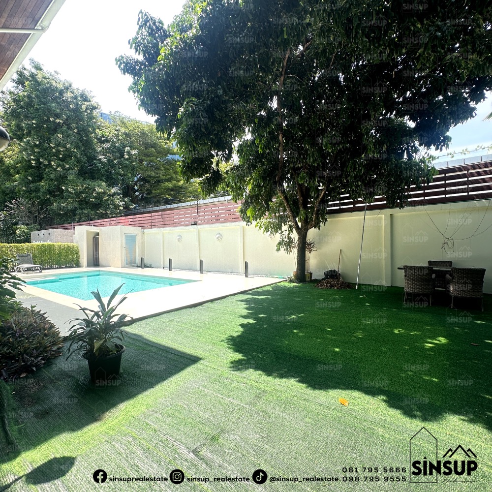 ⭐️ For rent, luxury house 𝙋𝙤𝙤𝙡 𝙑𝙞𝙡𝙡𝙖, Pridi area, connected to Ekkamai